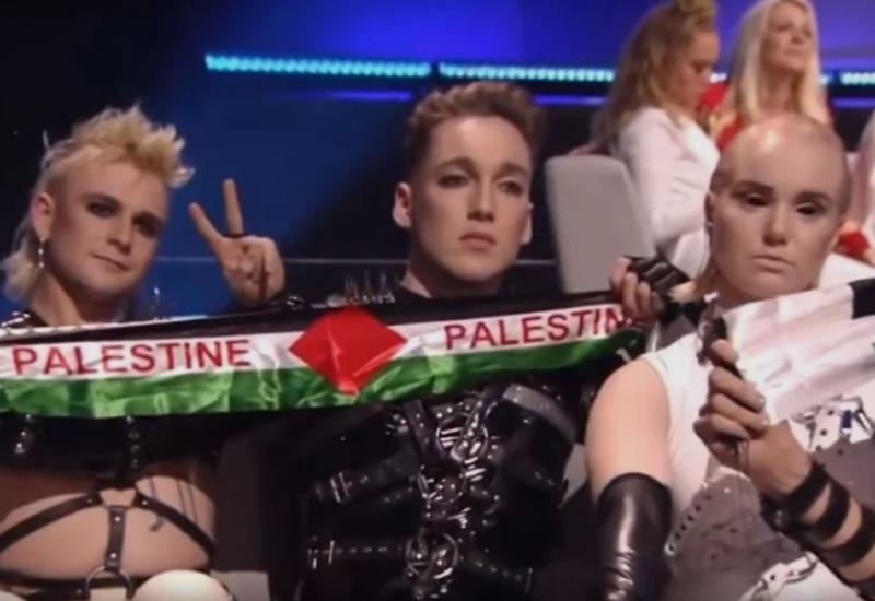 Skandal na Eurosongu: Islandska grupa razvila zastave Palestine